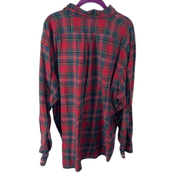 American Living mens Plaid Button Down Long-sleeve Shirt Size XXL - Picture 4 of 9